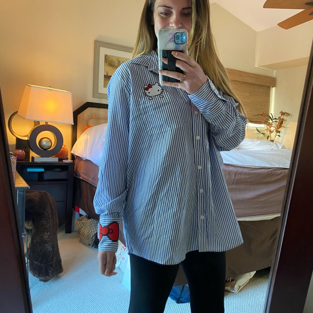 💰2X HOST PICK💰 NWT Hello Kitty X ASOS Pocket And Cuff Embroidery - Picture 6 of 15